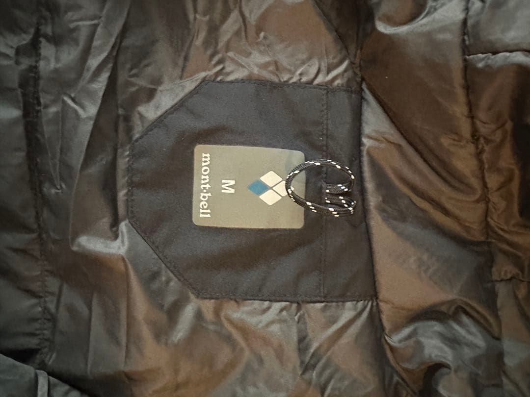 【美品】モンベル　パウダーステップパーカ　M ブラック