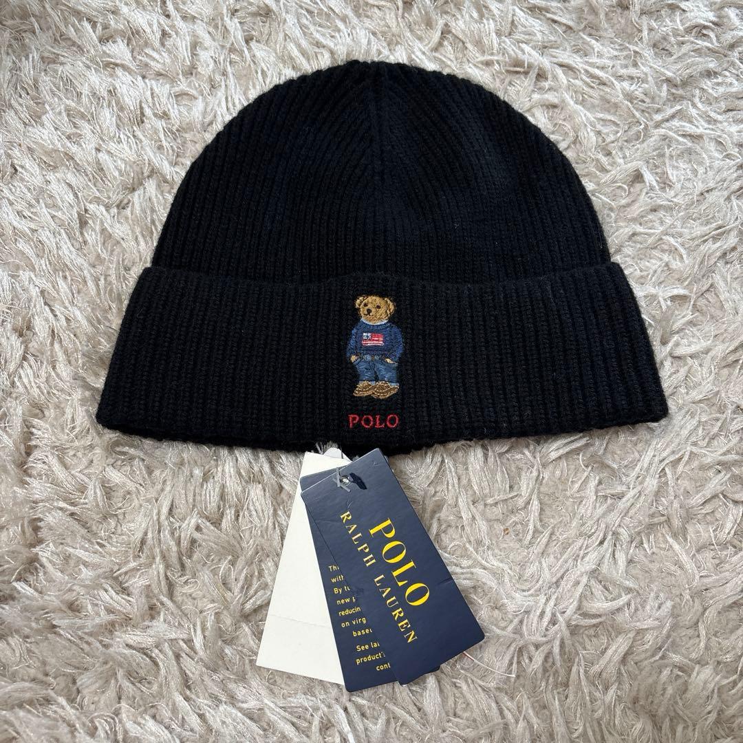 最終お値下げ❣️新品未使用　ラルフローレン　ニット帽子