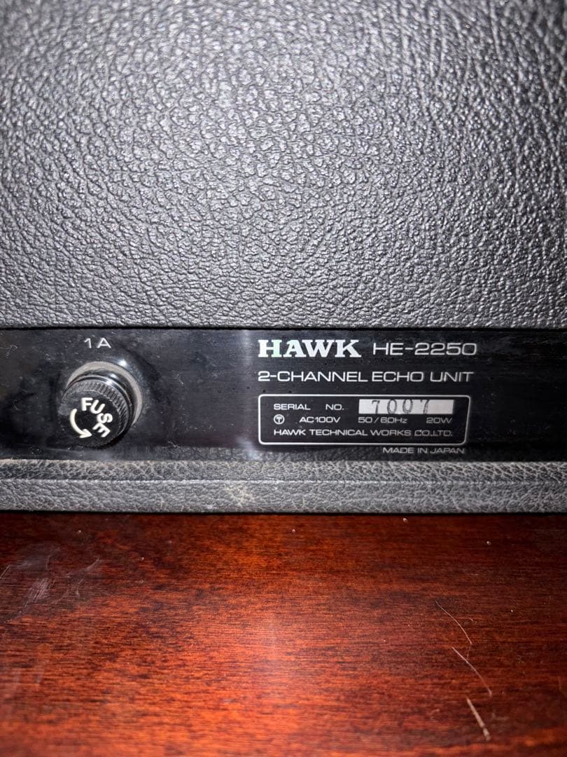 HAWK HE-2250 ステレオ　テープエコー