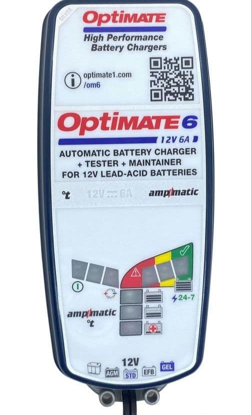 Optimate 6 バッテリー充電器 最大6A出力