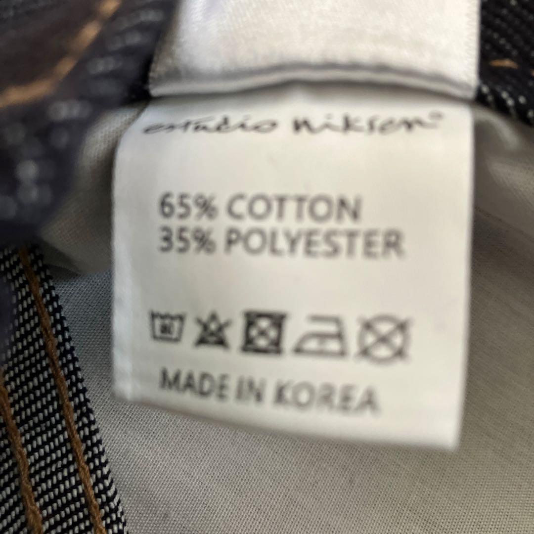 パンツ estudio niksen raw denim balloon jeans