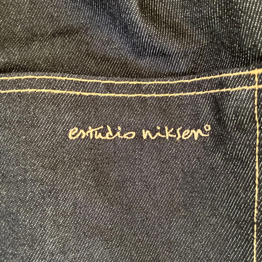 パンツ estudio niksen raw denim balloon jeans