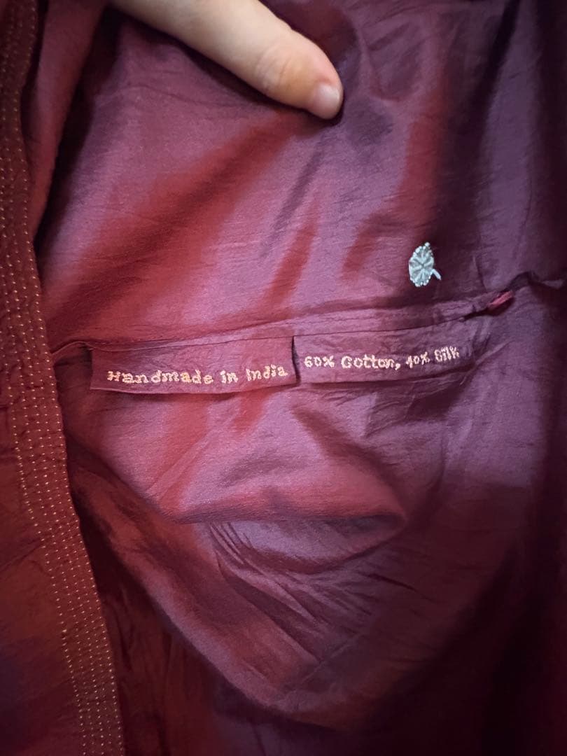 週末限定値下げ　MAKU シルク混五部袖ワンピース