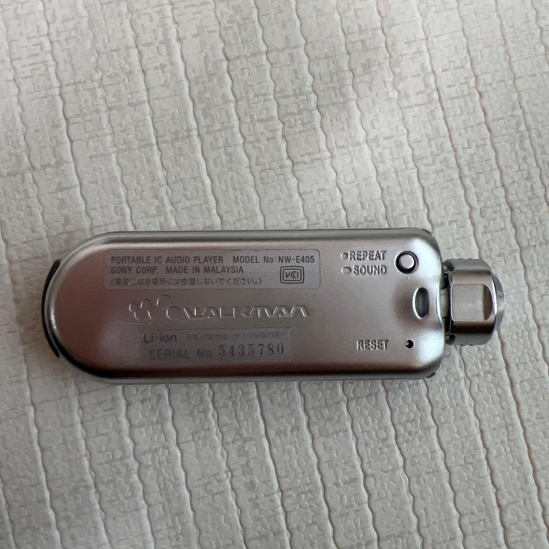 SONY ウォークマン NW-E405 ケーブル付き