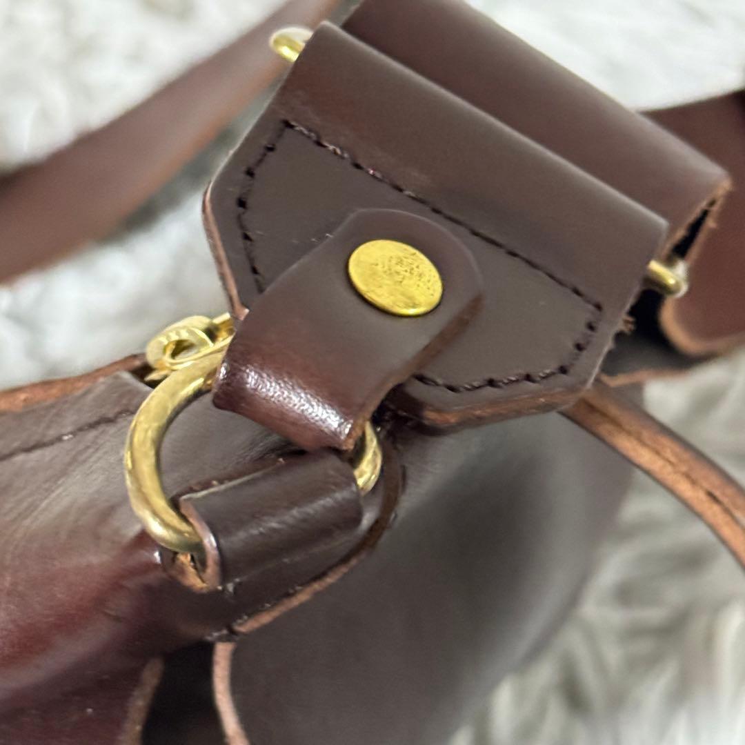 未使用級✨LONA ロナ　MILI ミリ　ボディーバッグ　ブラウニー　レザー