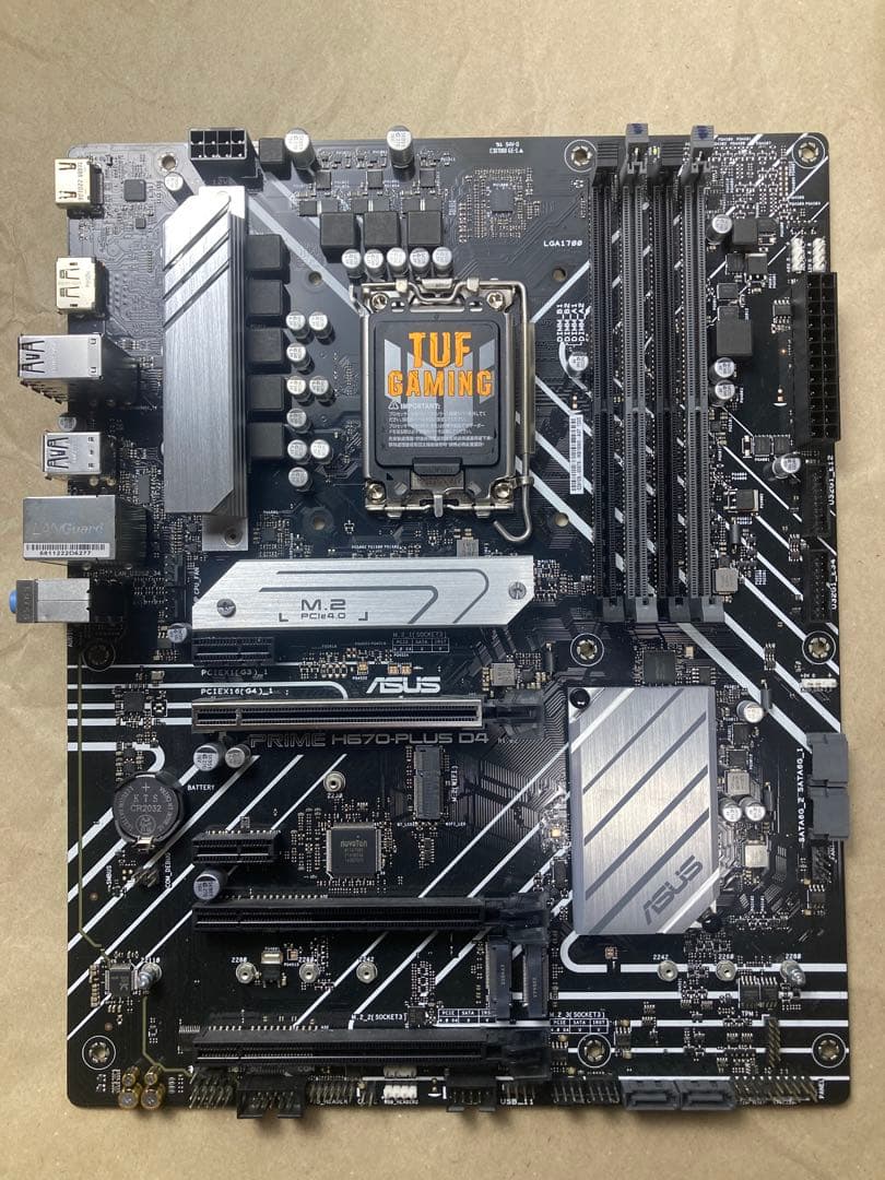 ASUS PRIME H670-PLUS D4 マザーボード