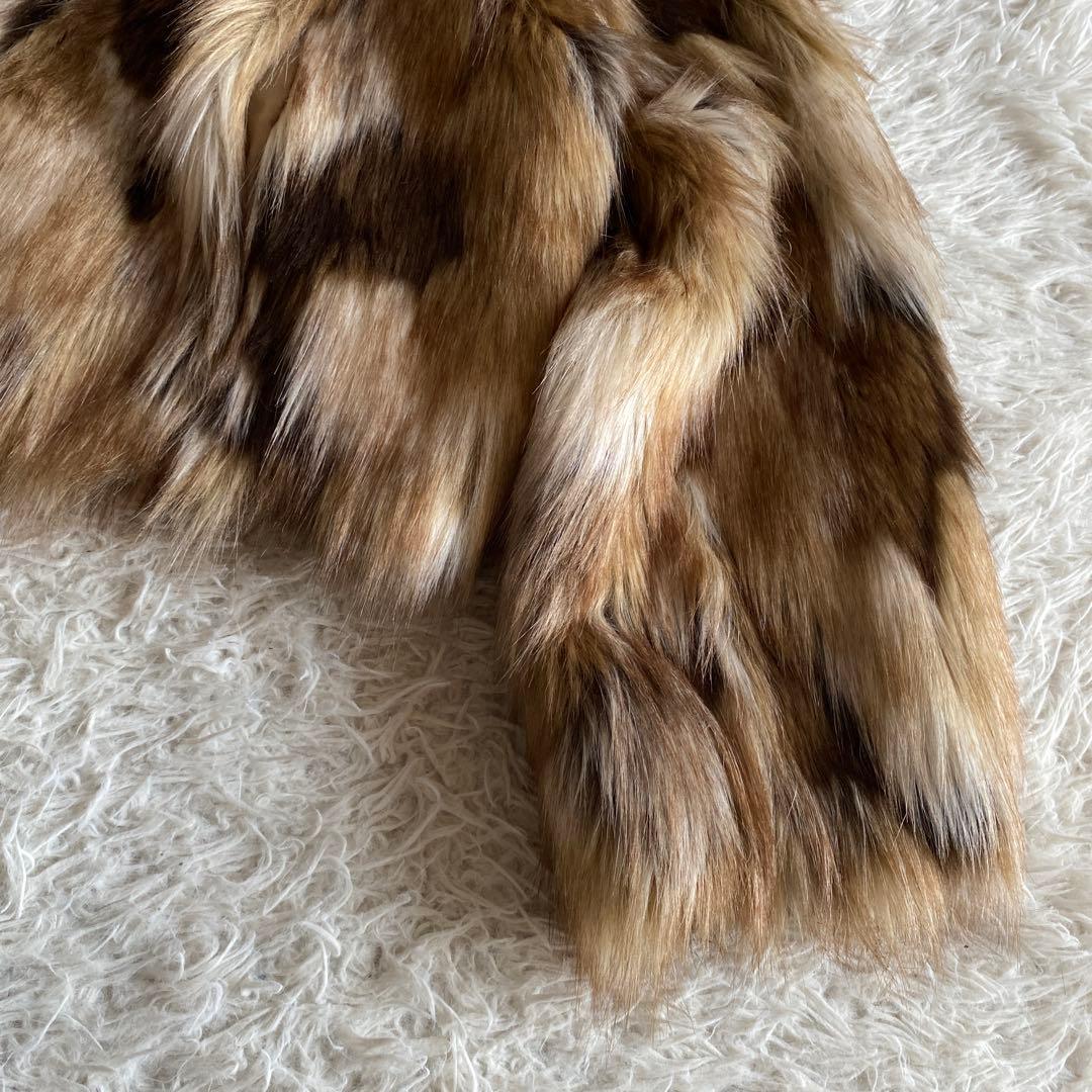 もののけseyto パッチワークフェイクファージャケット　2