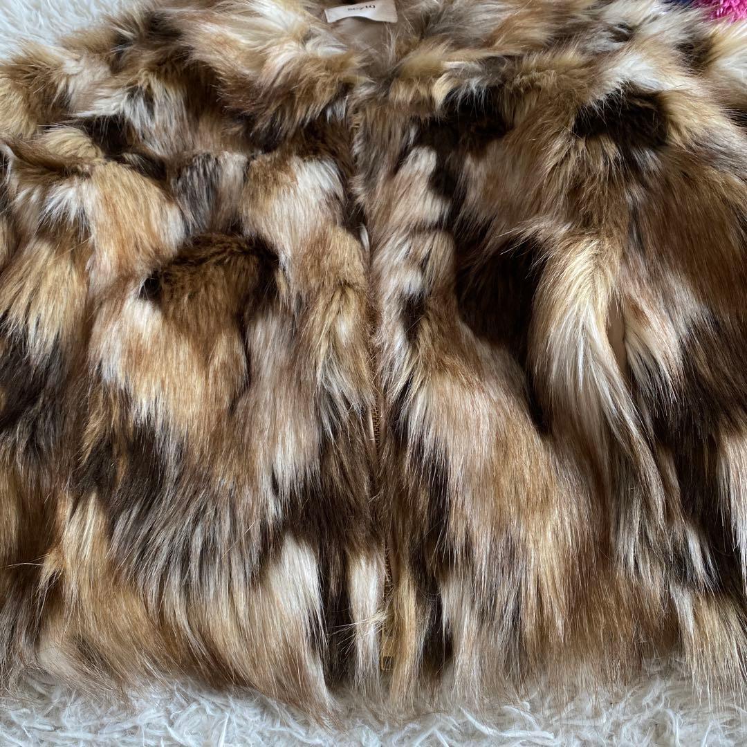 もののけseyto パッチワークフェイクファージャケット　2