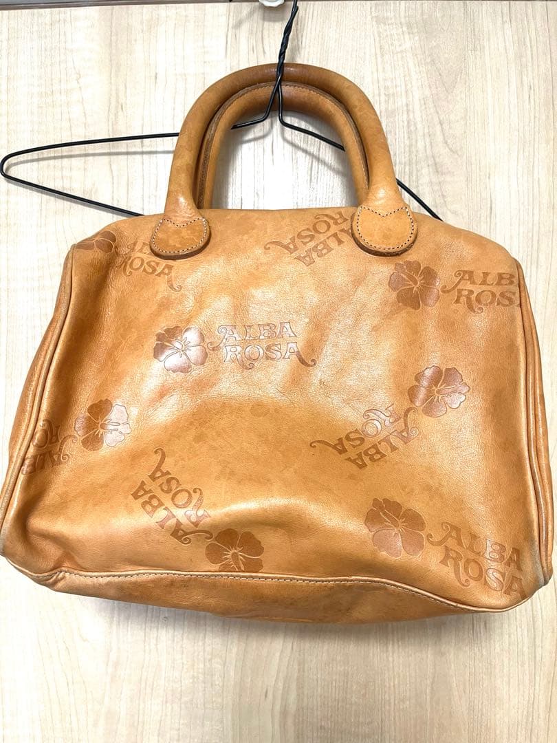 美*”様 アルバローザ牛革ヌメ型押しボストンバックF