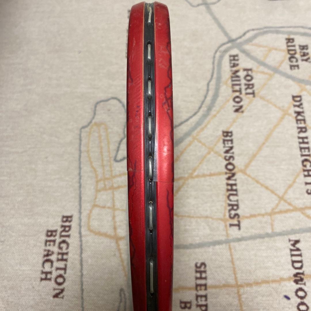 ボルトレイジ7S ソフトテニスラケット クレナイ今日限定割引