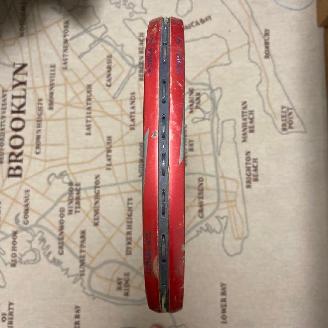 ボルトレイジ7S ソフトテニスラケット クレナイ今日限定割引