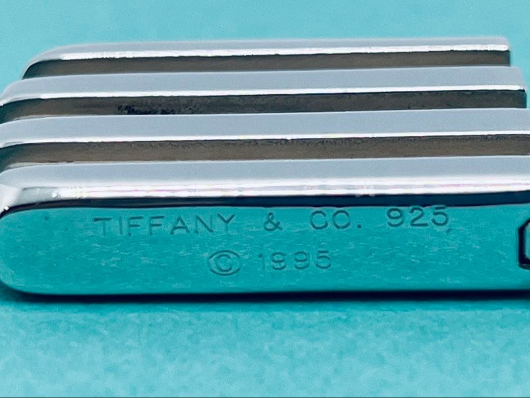 h447 希少　オールド　ティファニー　1995 キーリング　キーホルダー925