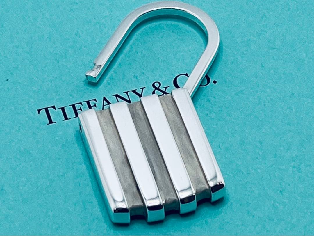 h447 希少　オールド　ティファニー　1995 キーリング　キーホルダー925