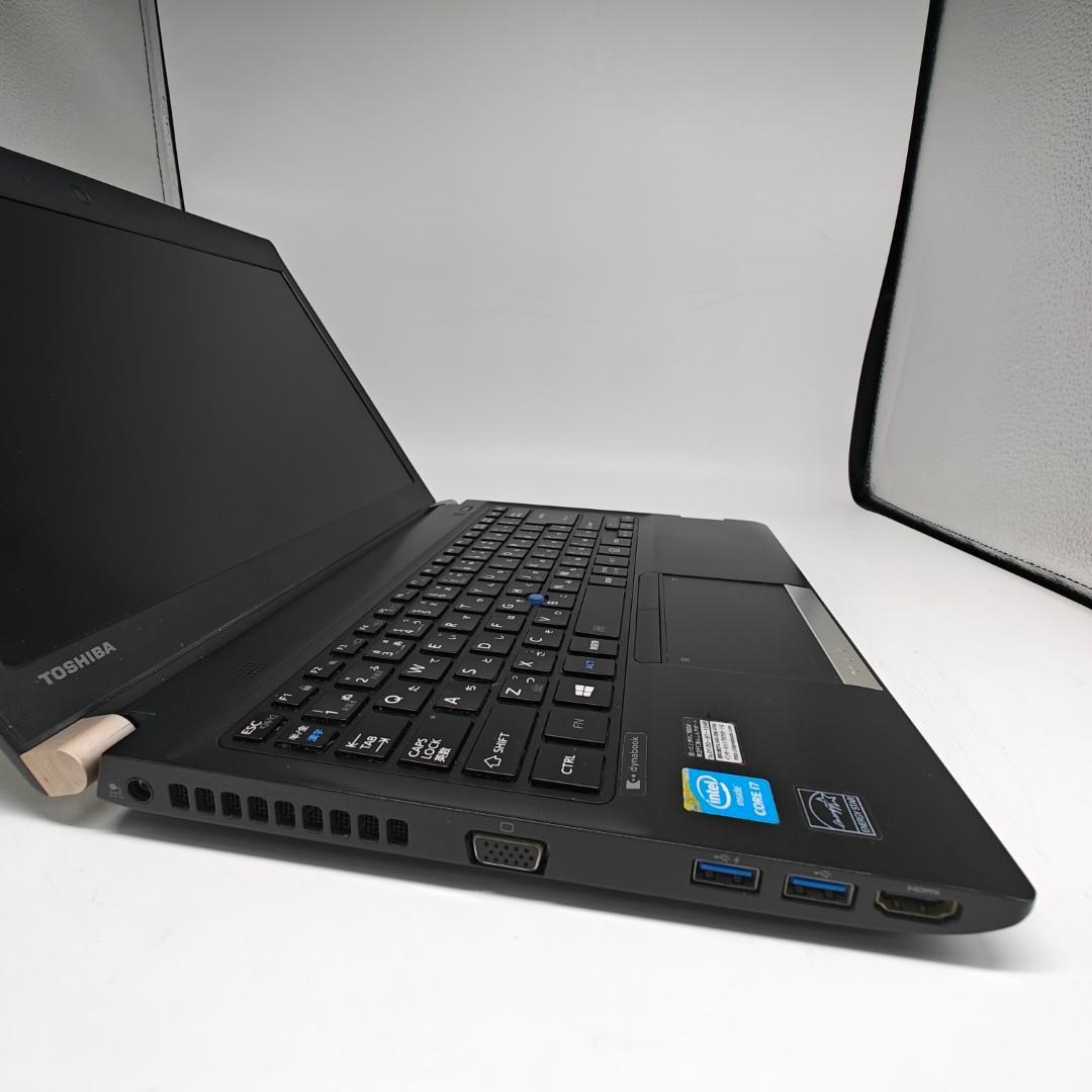 【東芝】R73 高速i7 SSD256GB 8GB ブラック ノートPC