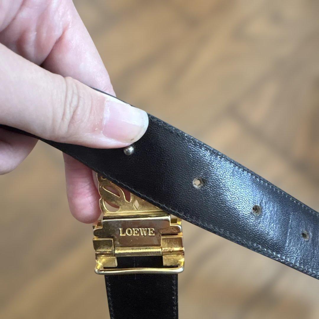 ロエベ　アナグラム　レザーベルト