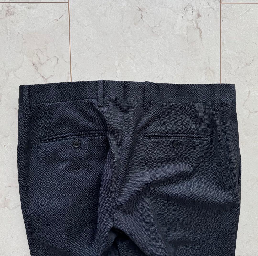 【極美品・未使用級】 LARDINI ラルディーニ スーツ 近年ロゴ 48