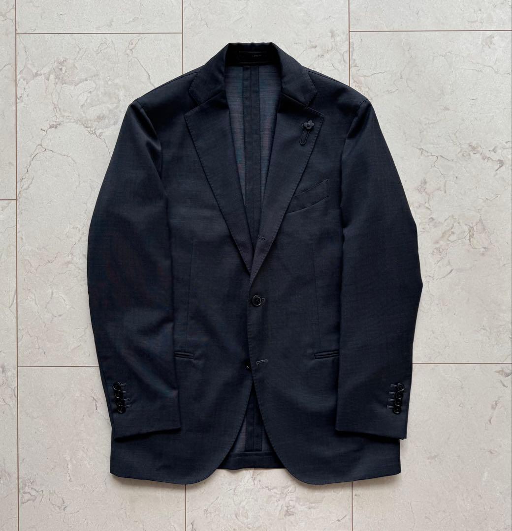 【極美品・未使用級】 LARDINI ラルディーニ スーツ 近年ロゴ 48