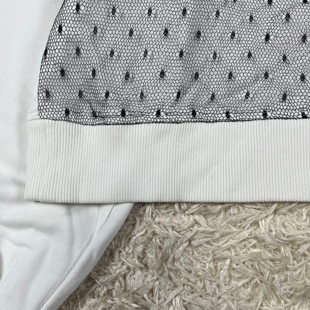 RED VALENTINO レッドヴァレンティノ レース 長袖 パーカー XS