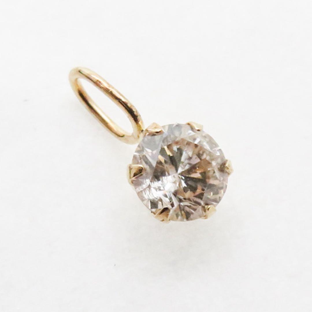 a*ᩚ様 【本物保証】K18YG 天然ダイヤモンド トップ｜0.245ct 新品