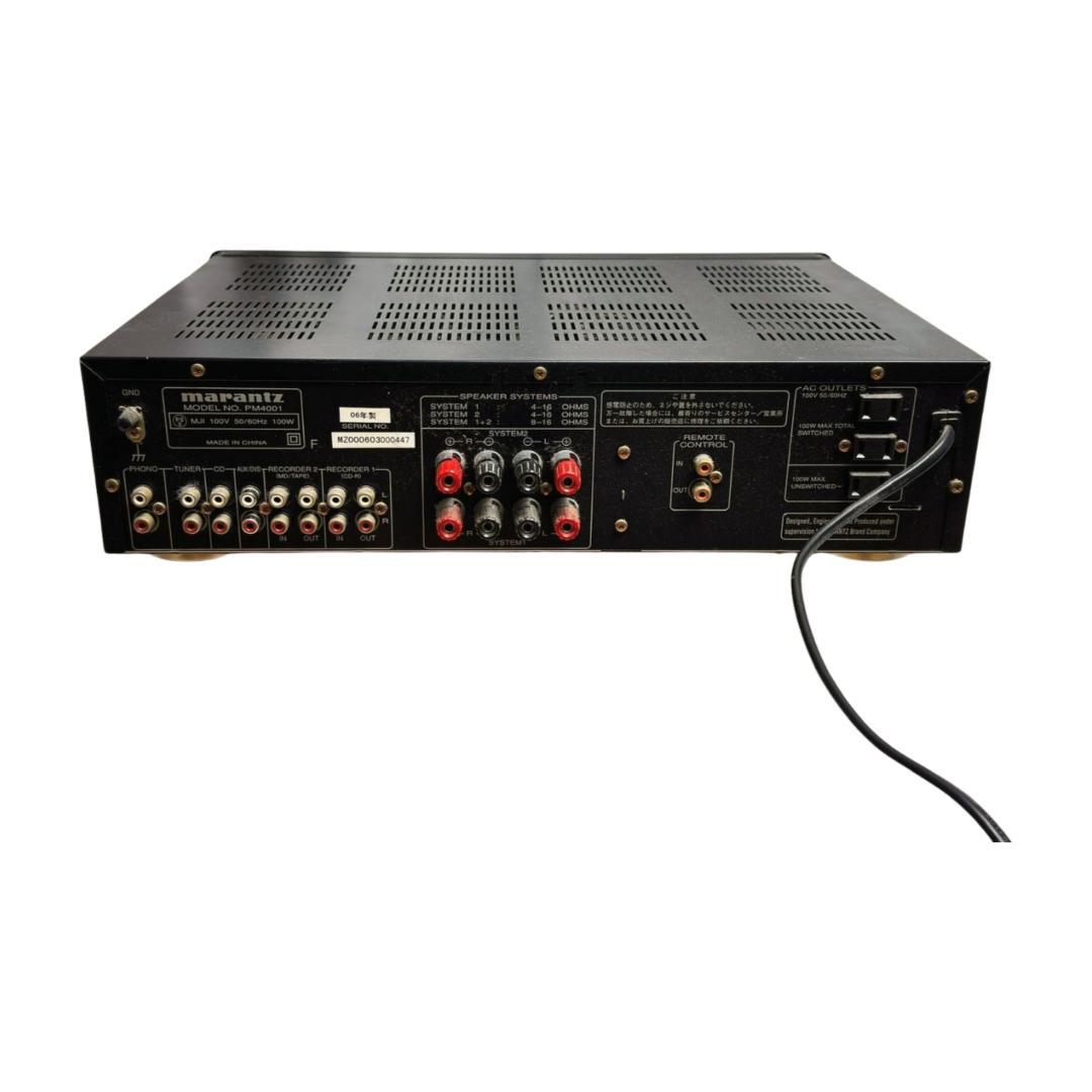 Marantz PM4001 ブラック プリメインアンプ　06年製