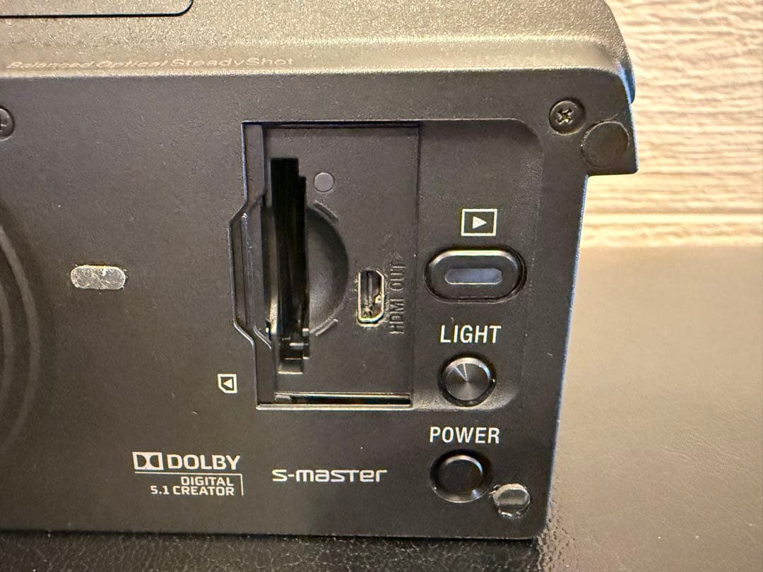 SONY ハンディカム　HDR-CX630V 純正ケース予備バッテリー付