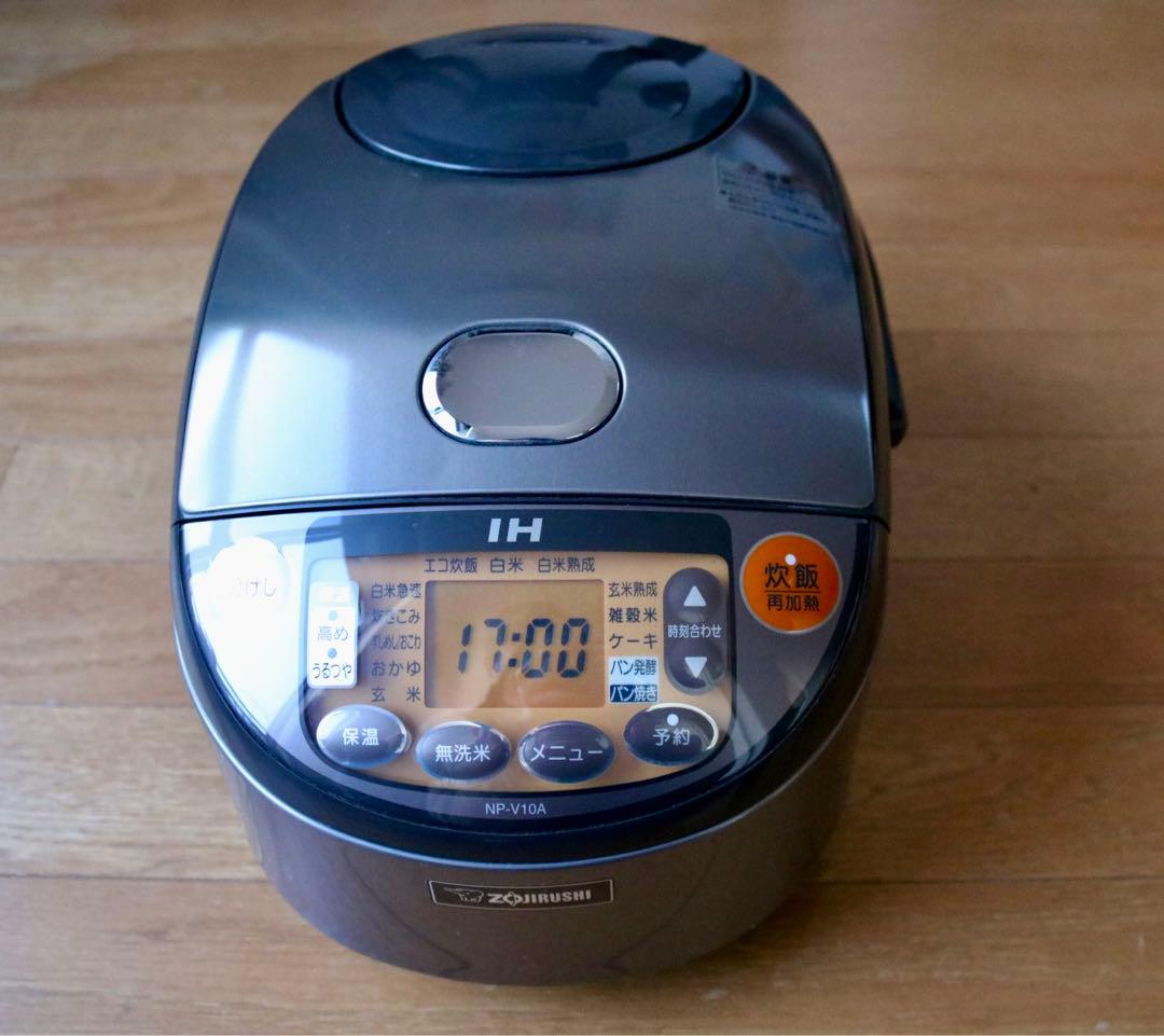 象印 圧力IH炊飯器 NP-V10A 内釜きれい 5.5合 極め炊き
