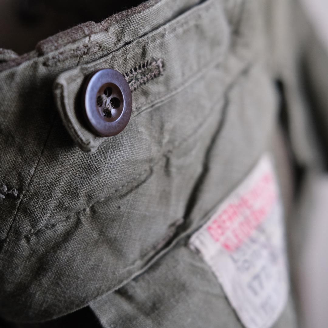 50s 60s　西ドイツ軍　ビンテージ　メランジ　ウール　カーゴ　パンツ　ワーク