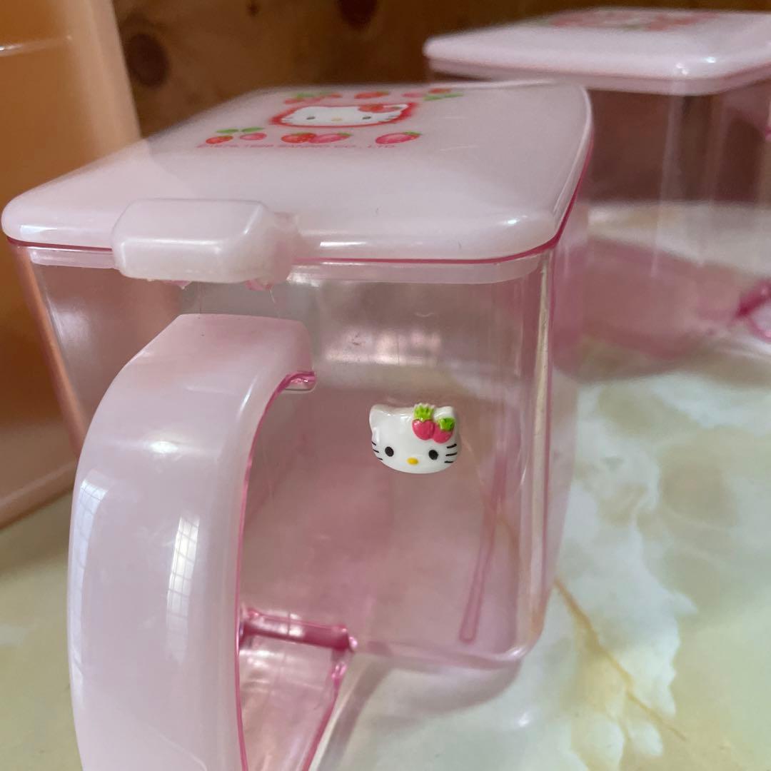 ハローキティ　調味料ケース　調味料入れ　野いちご　1999年　メイドインジャパン
