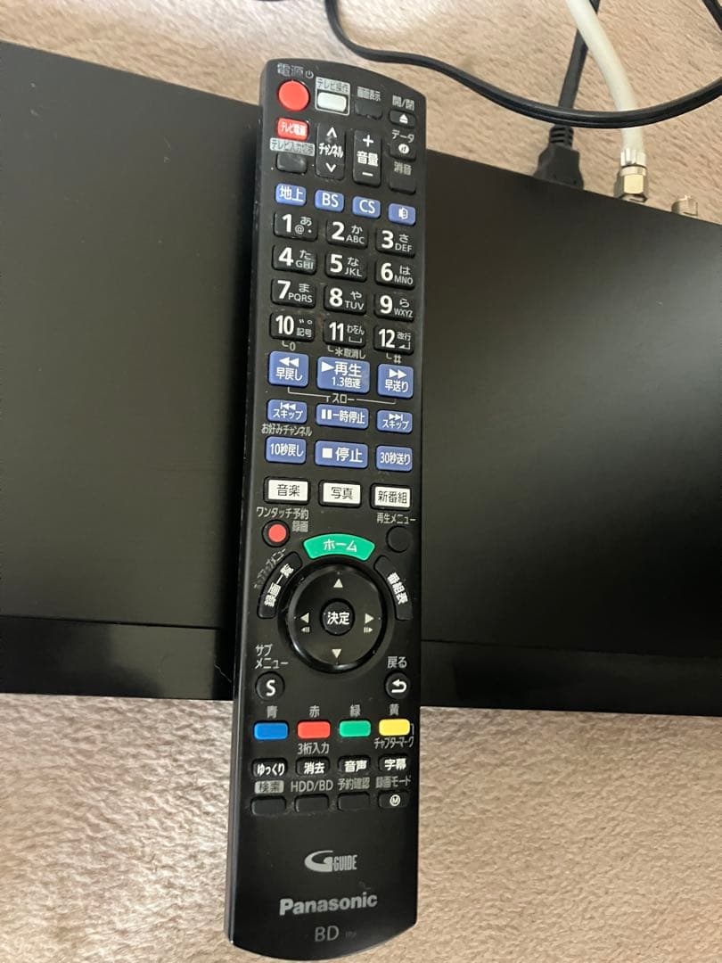 Panasonic DMR-BW1050 ブルーレイレコーダー 2019年製