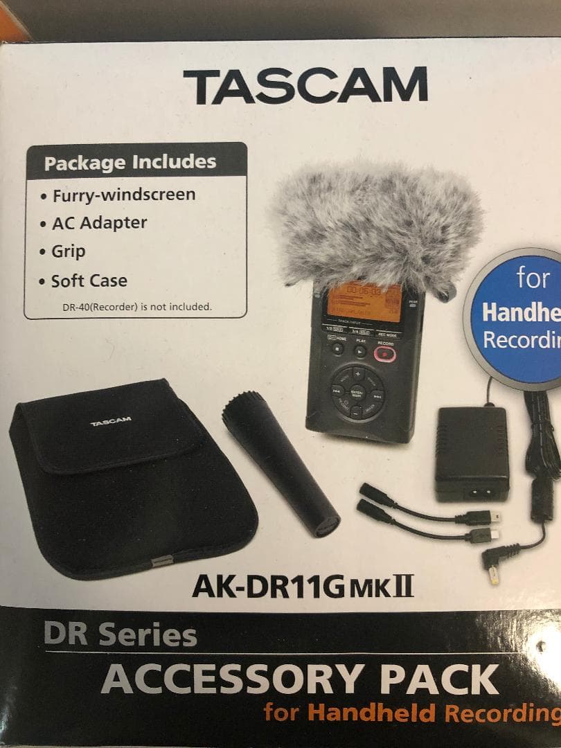 TASCAM リニアPCMレコーダー DR-40VER2-J（アクセサリー付き）