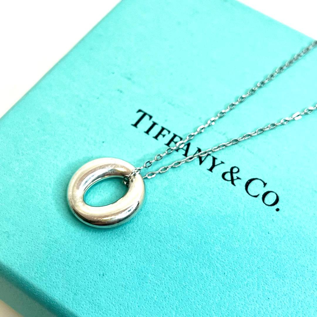 ティファニー セビアナネックレス オーバル トップ シンプル シルバー925