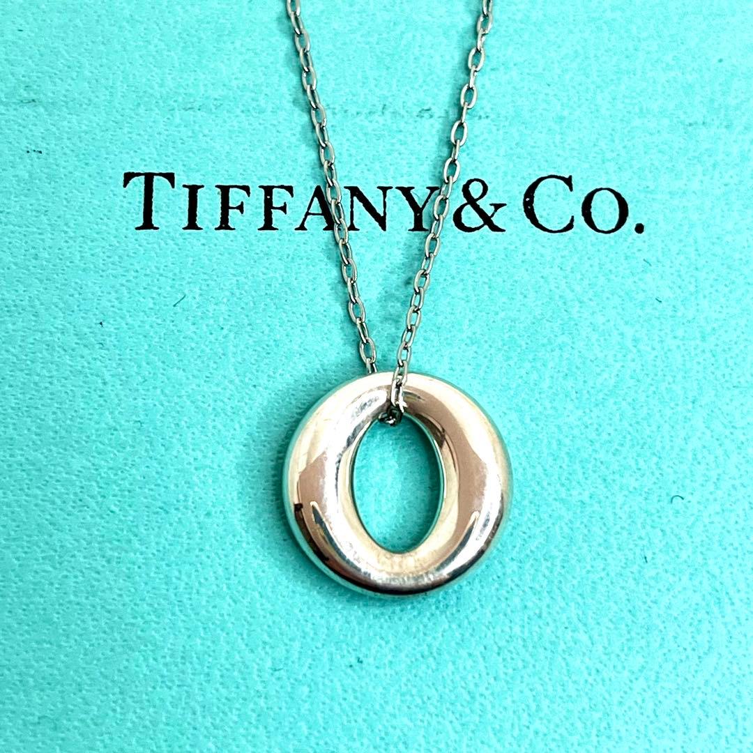 ティファニー セビアナネックレス オーバル トップ シンプル シルバー925