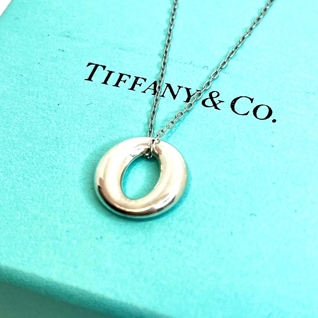 ティファニー セビアナネックレス オーバル トップ シンプル シルバー925