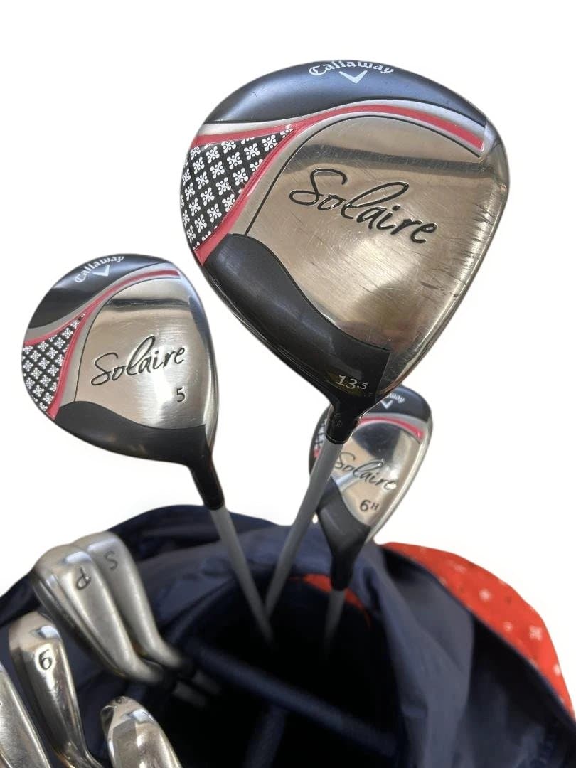 キャロウェイ ソレイユ レディース クラブ8本セット バック付き