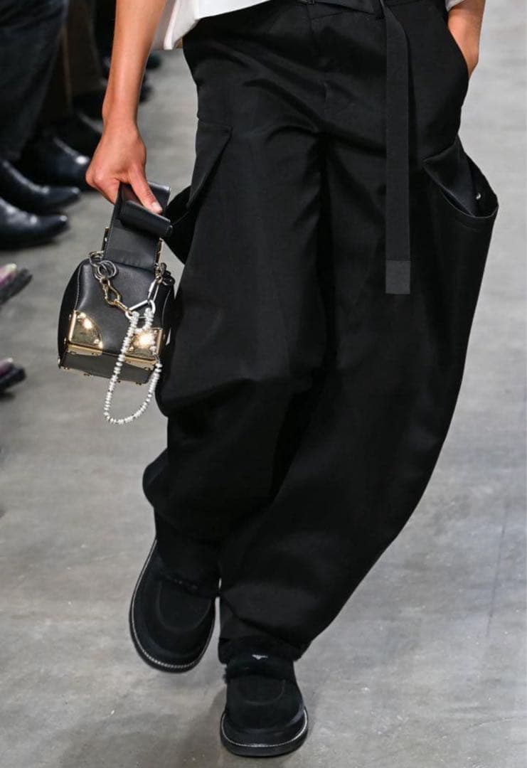 パンツ sacai25aw cottonchino black size2