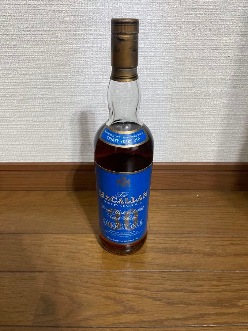 マッカラン 30年 シェリーオークカスク ブルーラベル 700ml 43%