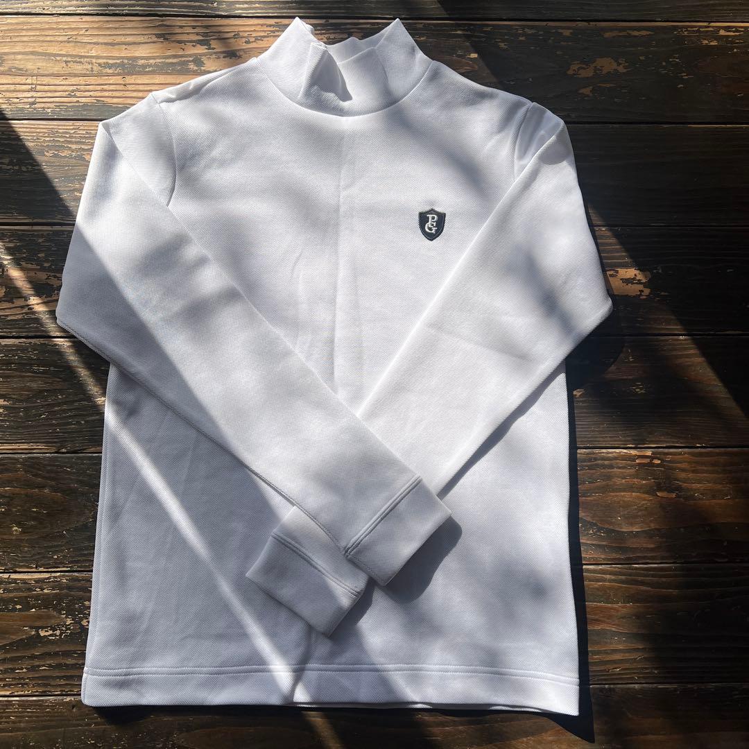 PEARLY GATES ハイネックシャツ ホワイト