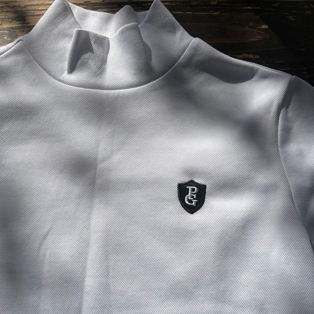 PEARLY GATES ハイネックシャツ ホワイト