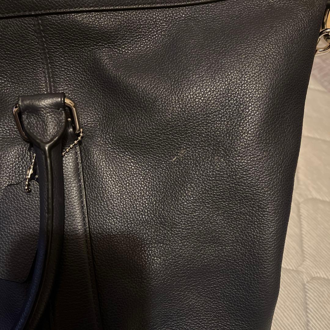 最終値下げ！coach レザーボストンバック