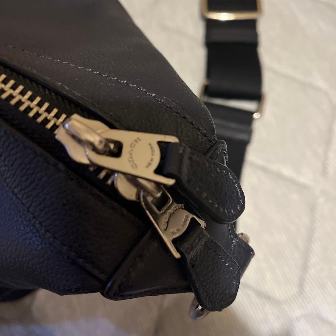 最終値下げ！coach レザーボストンバック