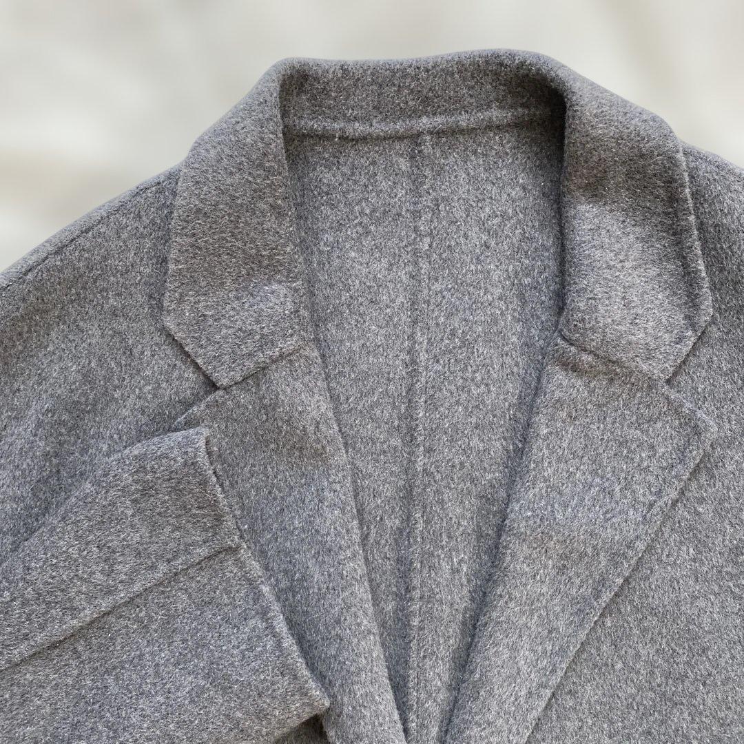 Spick and span ウールミックスリバージャケット グレー