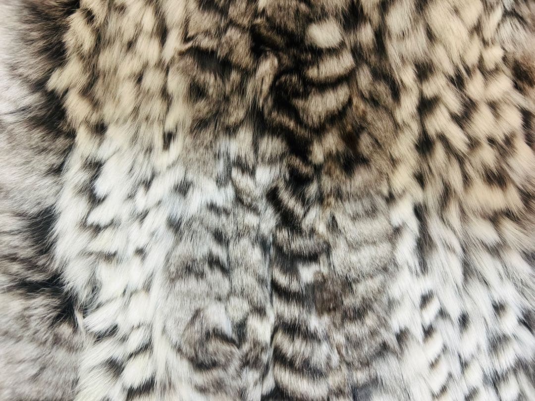 高級チンチラスヌードダーマコレクションネックウォーマー グレーチンチラマフラー