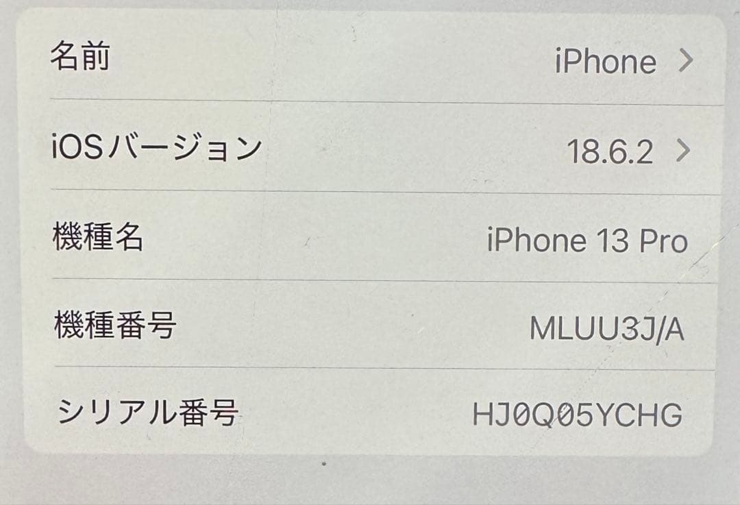 専用　iPhone 13 Pro 256GB SIMフリー背面ひび割れ動作問題無
