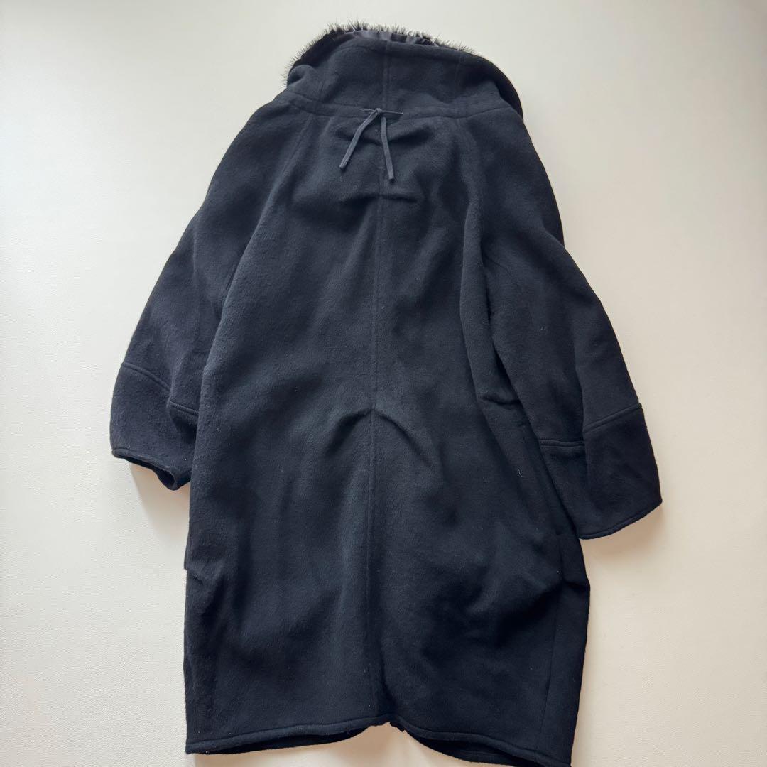 レジィーナロマンティコ　ミンクファー　カシミヤ100%コート　ブラック