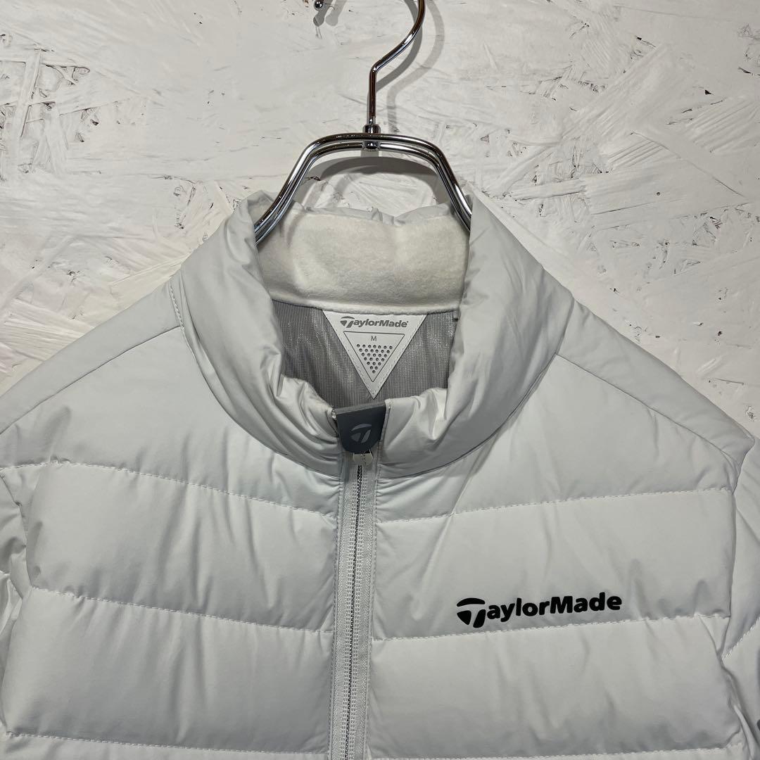 ゴルフウェア【TaylorMade】ダウンジャケット　白　M