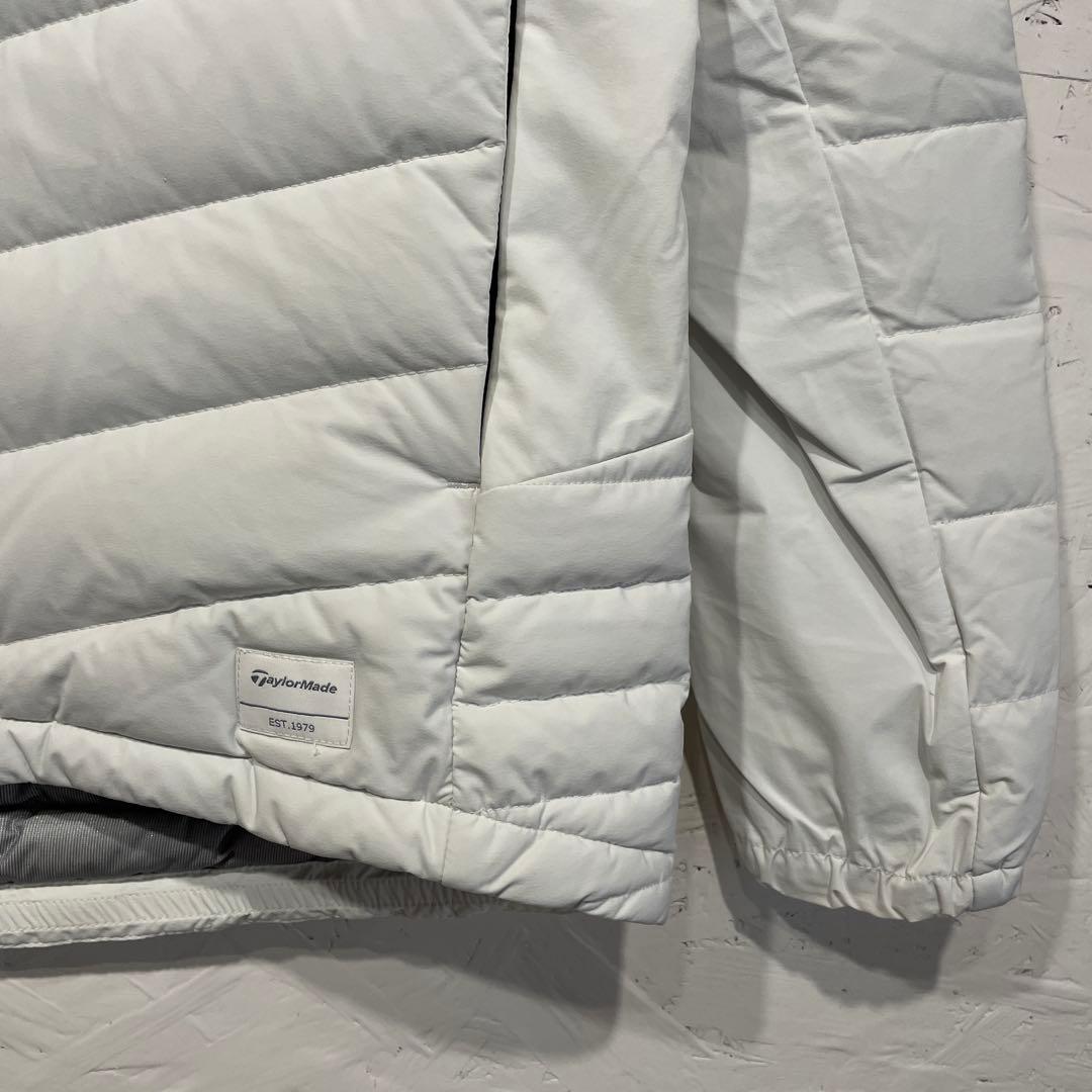ゴルフウェア【TaylorMade】ダウンジャケット　白　M