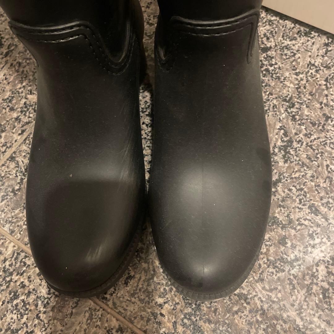 melissa ブラック レインブーツ