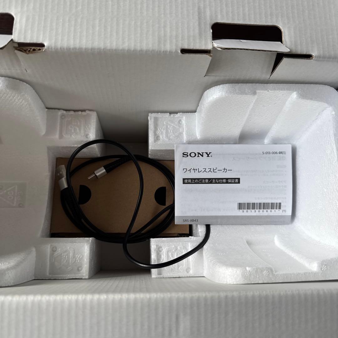 SONY SRS-XB43 EXTRA BASS スピーカー