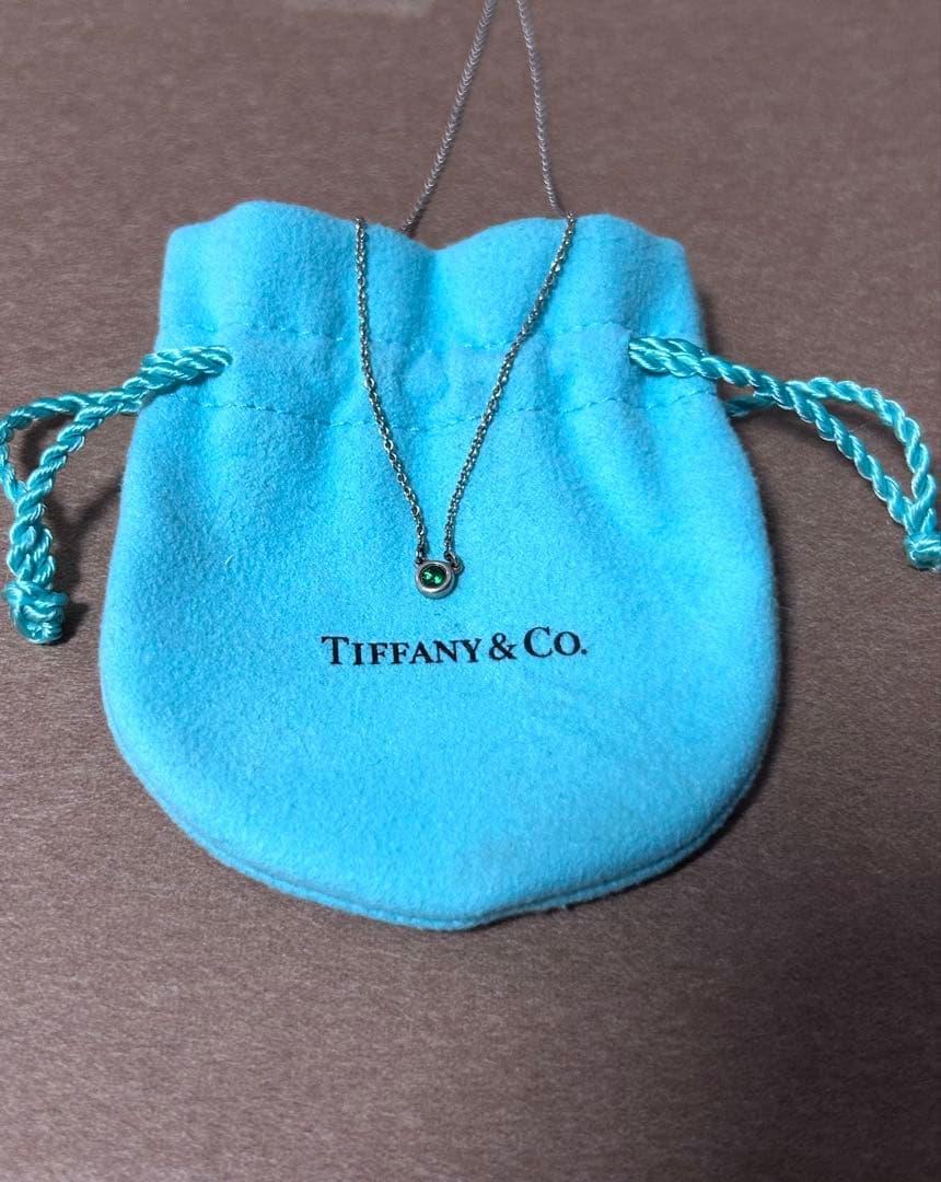 【箱無し】ティファニー ネックレス バイザヤード ガーネット