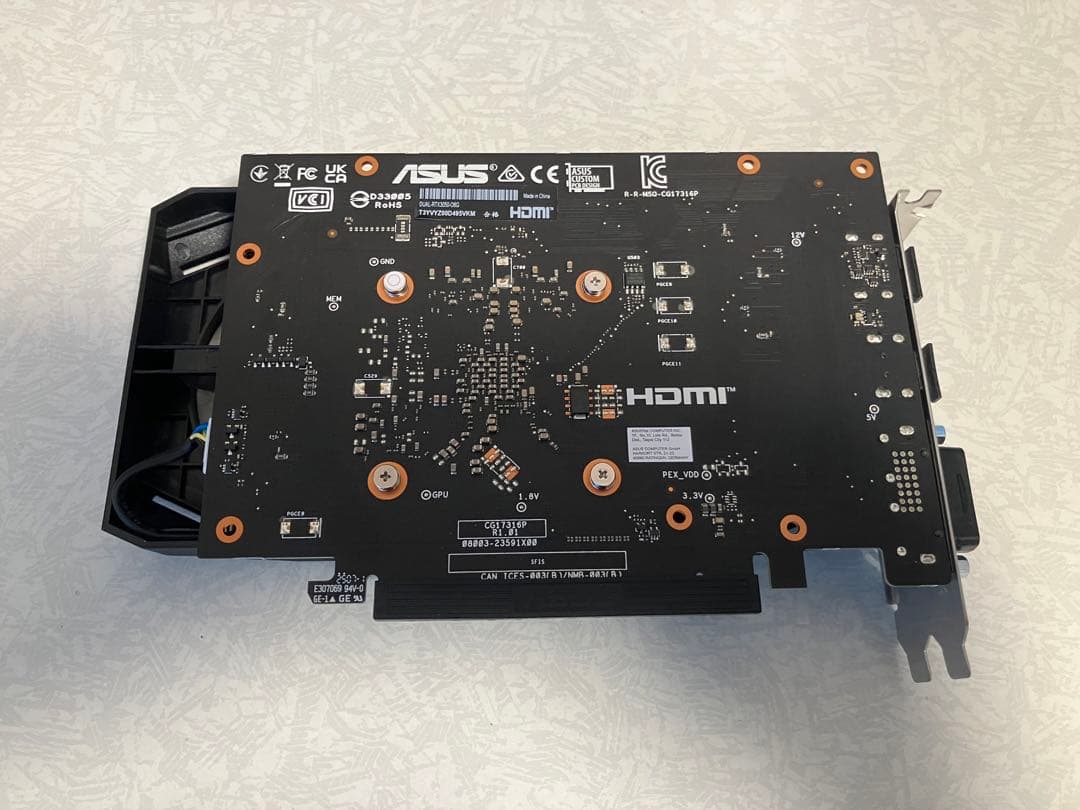 グラフィックボード・グラボ・ビデオカード ASUS GeForce RTX 3050 OC 6GB